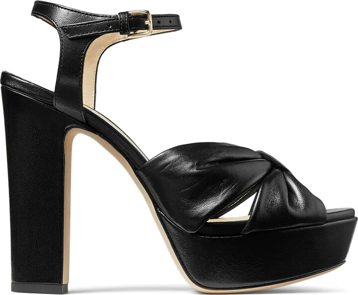 Jimmy Choo Heloise 120mm leather sandals