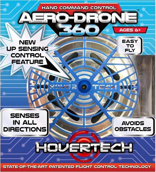 Top Secret Toys TopSecretToysHoverTechAero-Drone360-Advanced4-RotorHand-ControlledStuntDrone,Ages6+