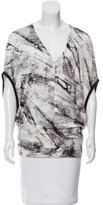 Thumbnail for your product : Helmut Lang Printed V-Neck Top