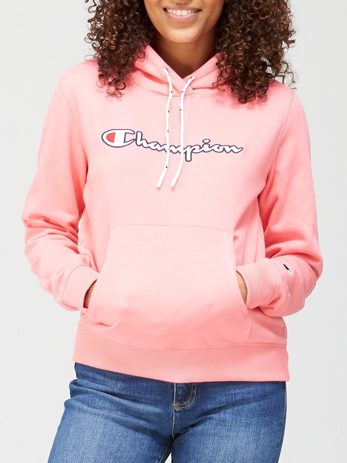 hot pink champion sweatshirt