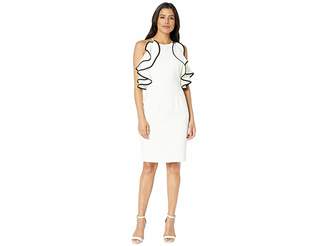 Vince Camuto Halter Dress with Ruffles