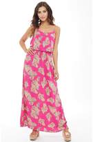 Thumbnail for your product : Only Womens Nova Flower Print Maxi Dress Fuchsia Purple/Open Flower