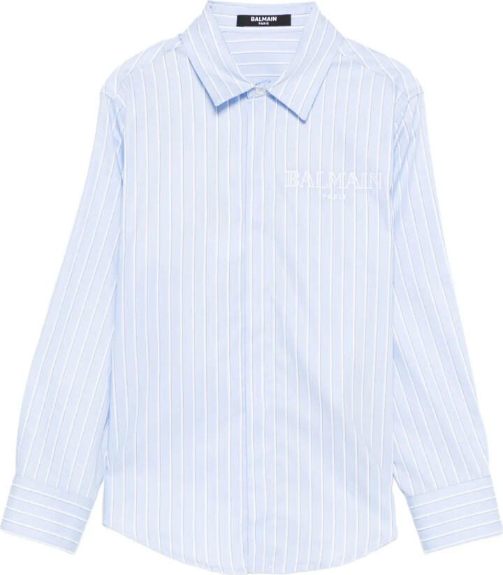 Balmain Kids Striped Shirt