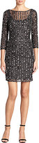 Thumbnail for your product : Aidan Mattox Beaded Knit Cocktail Dress