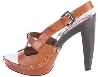 Celine Platform Slingback Sandals