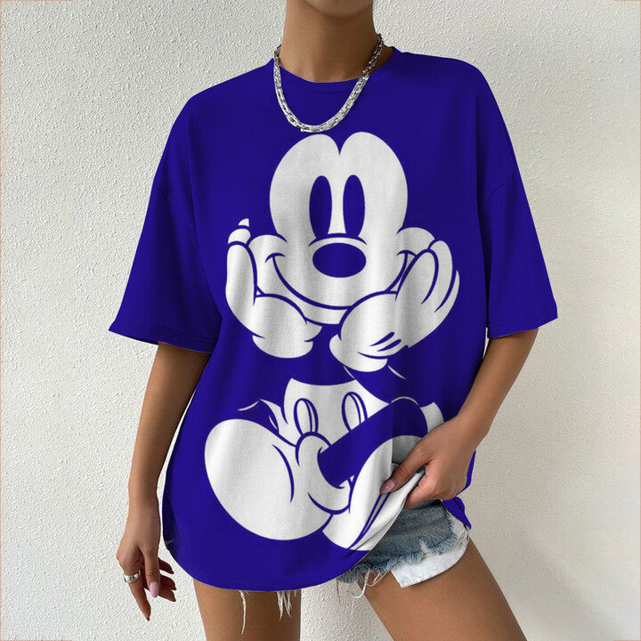 MINISO 2025 New Mickey Mouse T Shirts Clothes Summer Disney T-Shirts Clothing Cartoons Kawaii Fashion Anime Tees Tops Girls Tee Shirts