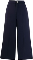 Thumbnail for your product : Gucci Viscose culotte trousers with Web
