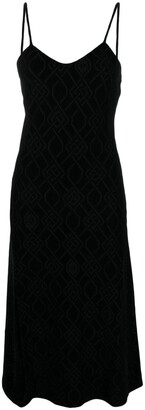 Koché Sleeveless Slit-Detail Dress