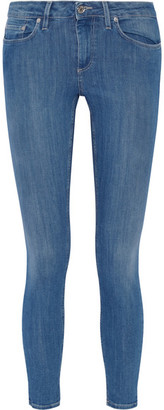 Acne Studios Skin 5 Mid-rise Skinny Jeans - Mid denim