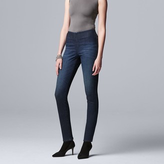 vera wang pull on jeans