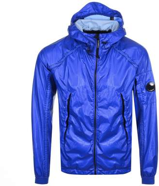 C.P. Company Hooded Rubber Jacket Blue