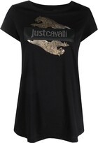 Thumbnail for your product : Just Cavalli logo-print cotton T-shirt