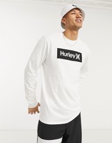 Thumbnail for your product : Hurley Core One and Only boxed long sleeved t-shirt in white