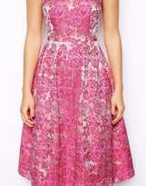 Thumbnail for your product : ASOS Tiffany Midi Dress In Floral Jacqaurd