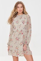 Thumbnail for your product : Forever 21 Floral Print Chiffon Mini Dress
