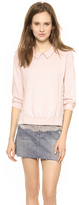 Thumbnail for your product : Clu Lace Trimmed Sweatshirt