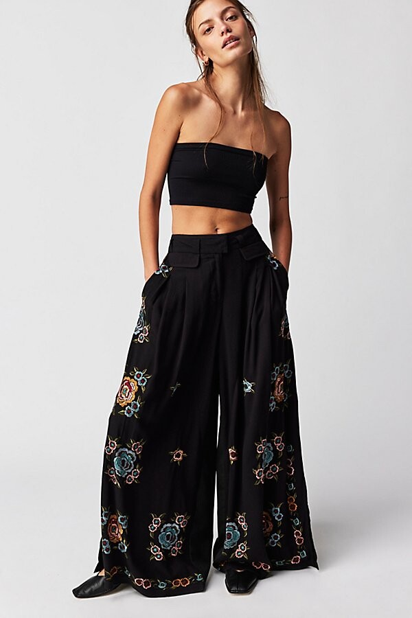Free People Florence Embroidered Pants - ShopStyle