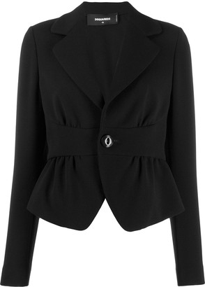 DSQUARED2 Cropped Cinched Waist Blazer