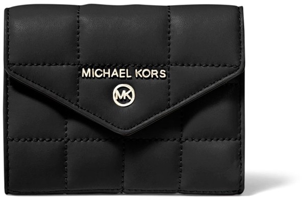 black and silver mk wallet