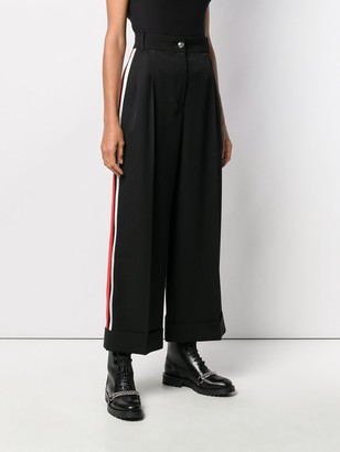Alexander McQueen Contrast Side Band Trousers