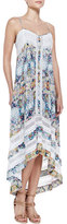 Thumbnail for your product : Twelfth St. By Cynthia Vincent Printed/Lace High-Low Dress