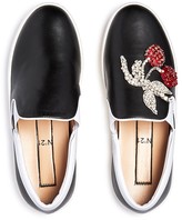 Thumbnail for your product : No.21 Crystal Cherry Embellished Slip-On Platform Sneakers