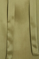 Thumbnail for your product : Lily & Lionel Etta gathered silk-satin blouse