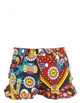 Thumbnail for your product : Love Moschino Printed Denim Shorts
