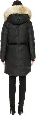 Soia & Kyo AUDRIANA parka with removable fur trim in Black