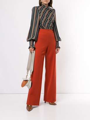 Hermes Pre-Owned High-Waisted Wide Leg Trousers
