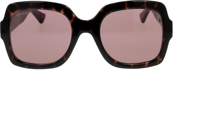Gucci Eyewear Rectangle Frame Sunglasses