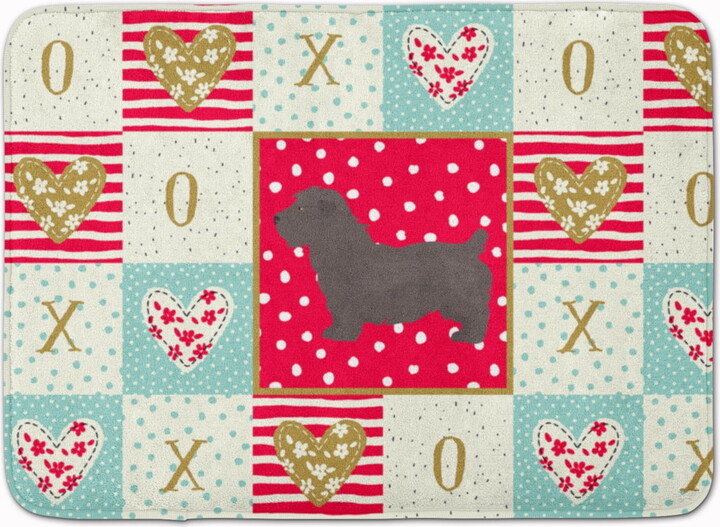 Glen of Imal 1 Love Machine Washable Memory Foam Mat Red