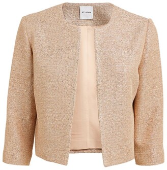 Nude Cropped Jacket | Shop the world's largest collection of fashion |  ShopStyle