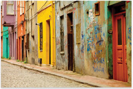 Ebern Designs Beyoglu Alley Istanbul Turkey On Plastic/Acrylic by Mark Paulda Painting