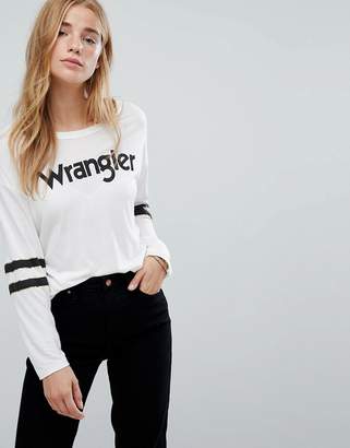Wrangler Logo T Shirt with Taping
