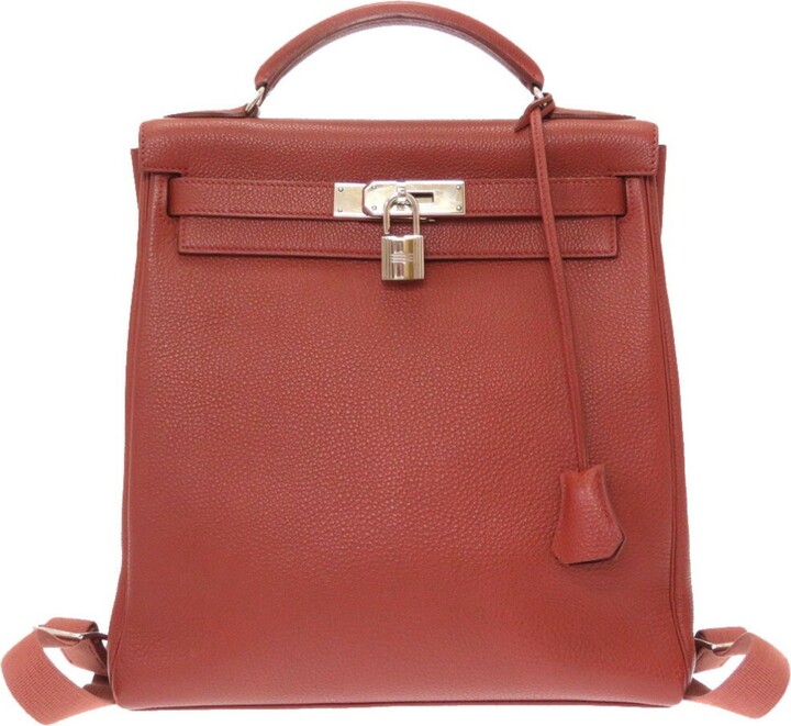 Pre order: Leather Backpack like hermes Kelly ado backpack Bag