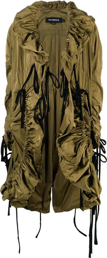 Paula Canovas Del Vas Drapey ruffled parka