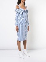 Thumbnail for your product : Monse Flap Front Striped Dress