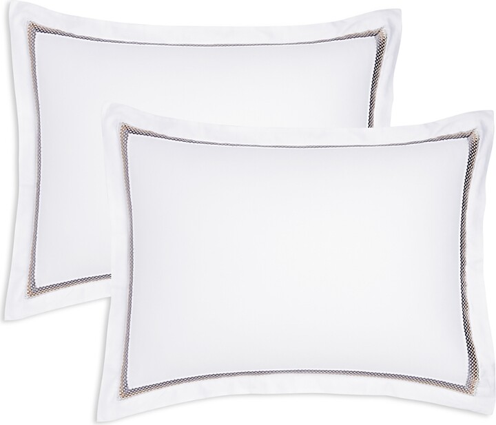 Amalia Home Collection Douro Egyptian Cotton Standard Sham Set of 2