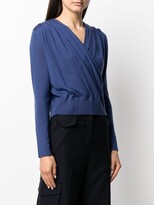 Thumbnail for your product : Allude Wraparound Virgin Wool Jumper