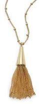 Thumbnail for your product : Eddie Borgo Small Chain Tassel Pendant Necklace