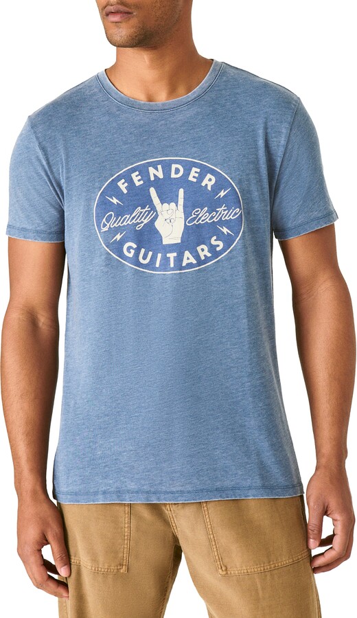 Fender World Famous Visitor's Center Youth T-Shirt gelb 4 Jahre 