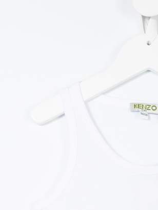 Kenzo Kids logo print tank top