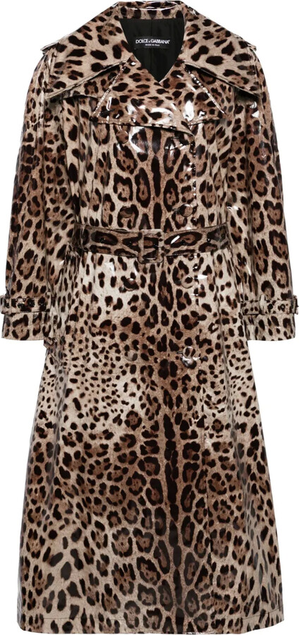 Leopard Print Trench Coat ShopStyle UK