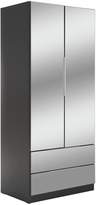 Thumbnail for your product : Argos Home Sandon 2 Door 2 Drawer Mirrored Wardrobe