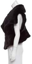 Thumbnail for your product : Yigal Azrouel Knitted Mink Vest