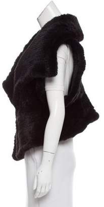 Yigal Azrouel Knitted Mink Vest