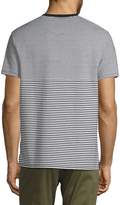 Thumbnail for your product : Calvin Klein Short Sleeve Stripe Tee