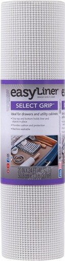 Select Grip Easy Liner Brand Shelf Liner, Brownstone, 20 x 6