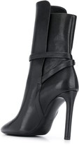Thumbnail for your product : Saint Laurent High-Heeled Pointed Ankle Boots